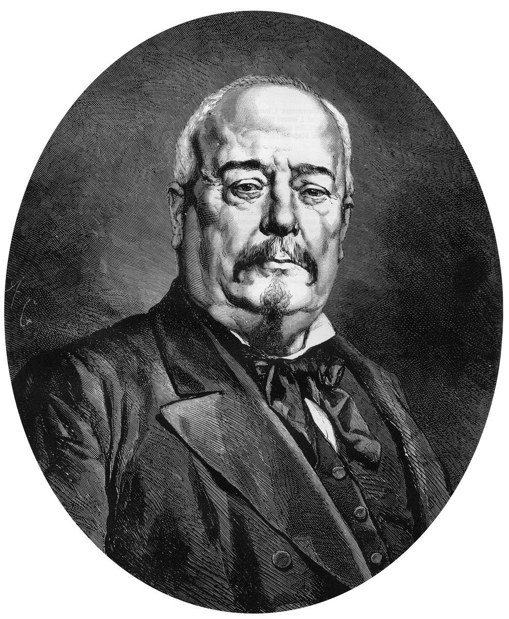 Francois-Achille Bazaine, Engraving After Photo by Maunoury by Eugene Manoury