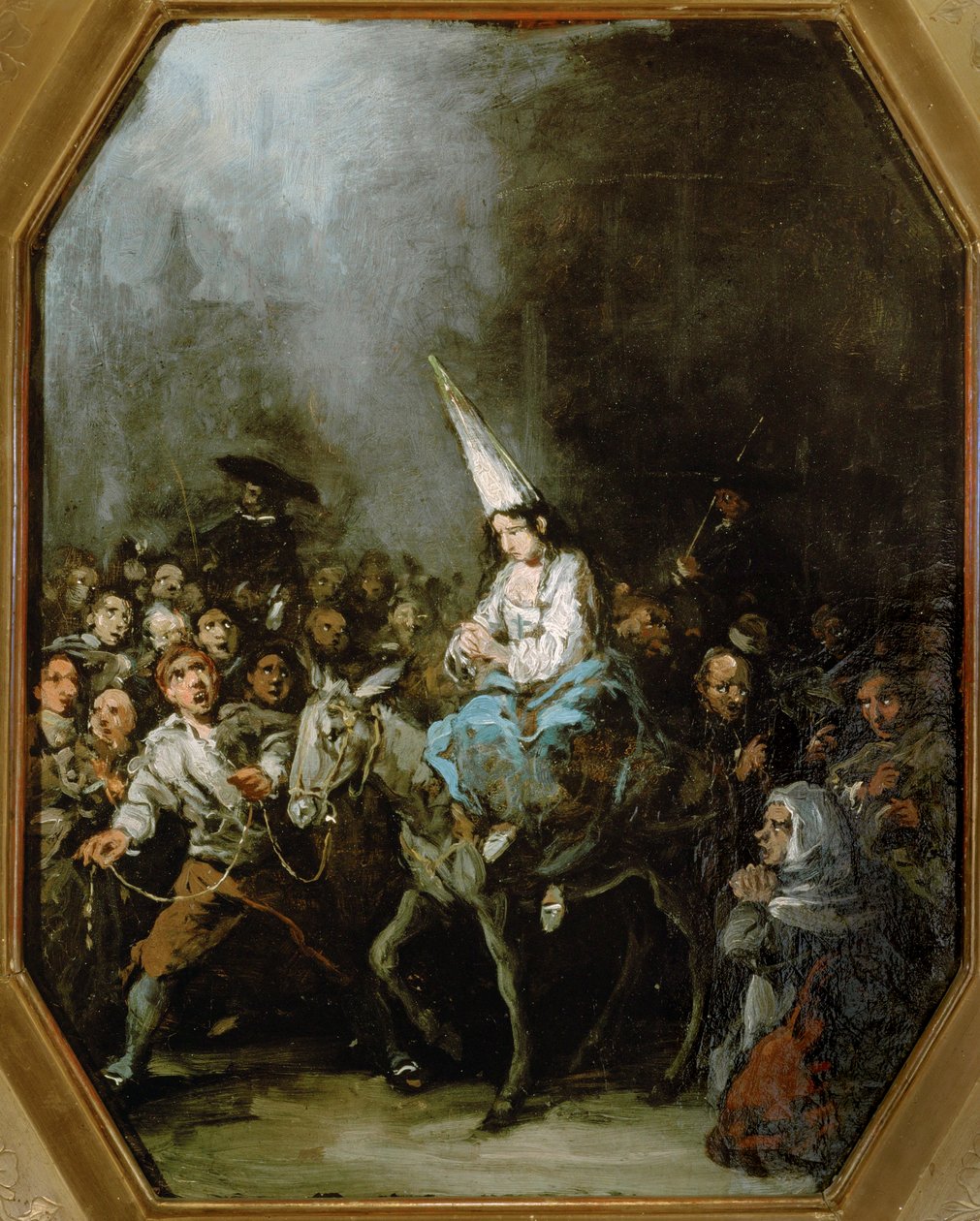 Condemned by the Inquisition by Eugenio Lucas Velazquez