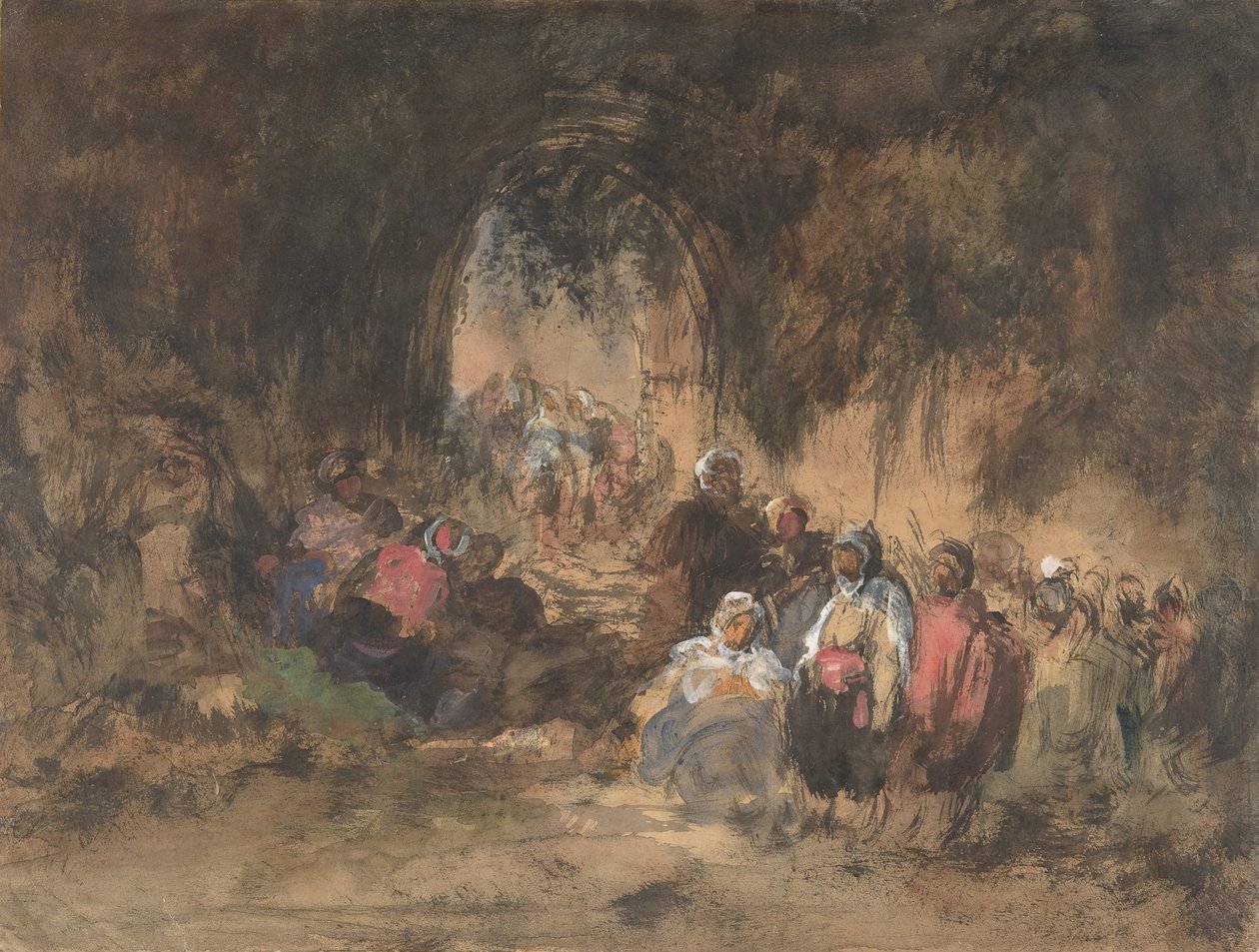 Arabs Resting, 1817-70 by Eugenio Lucas Villamil