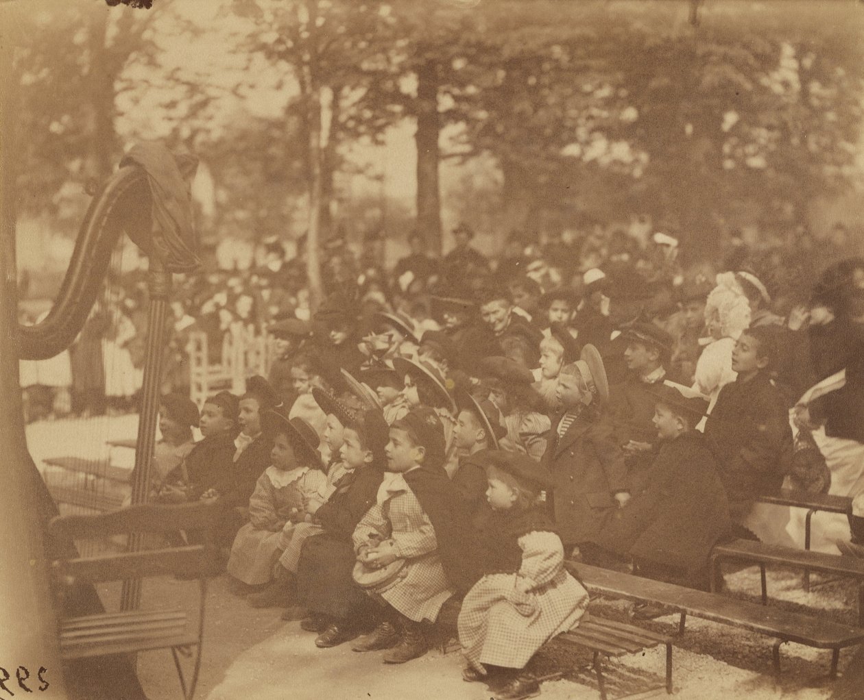 (Guignol, Luxembourg Gardens) by Eugène Atget