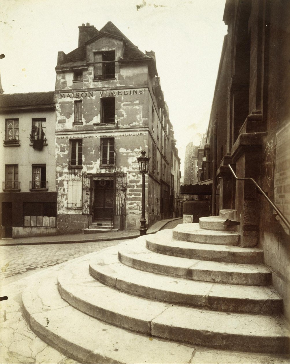 Rue de la Montagne-Sainte-Geneviève by Eugène Atget