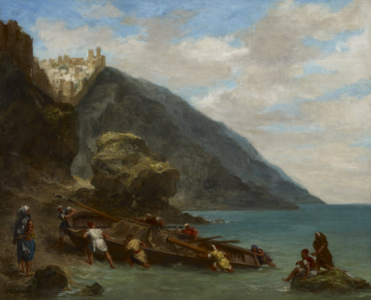 View of Tangier from the Seashore by Ferdinand Victor Eugene Delacroix