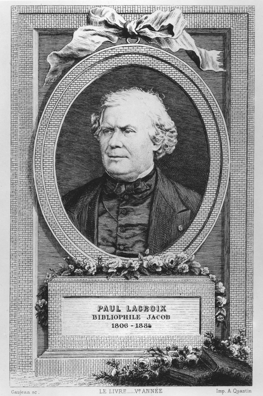Portrait of Paul Lacroix by Eugène Gaujean