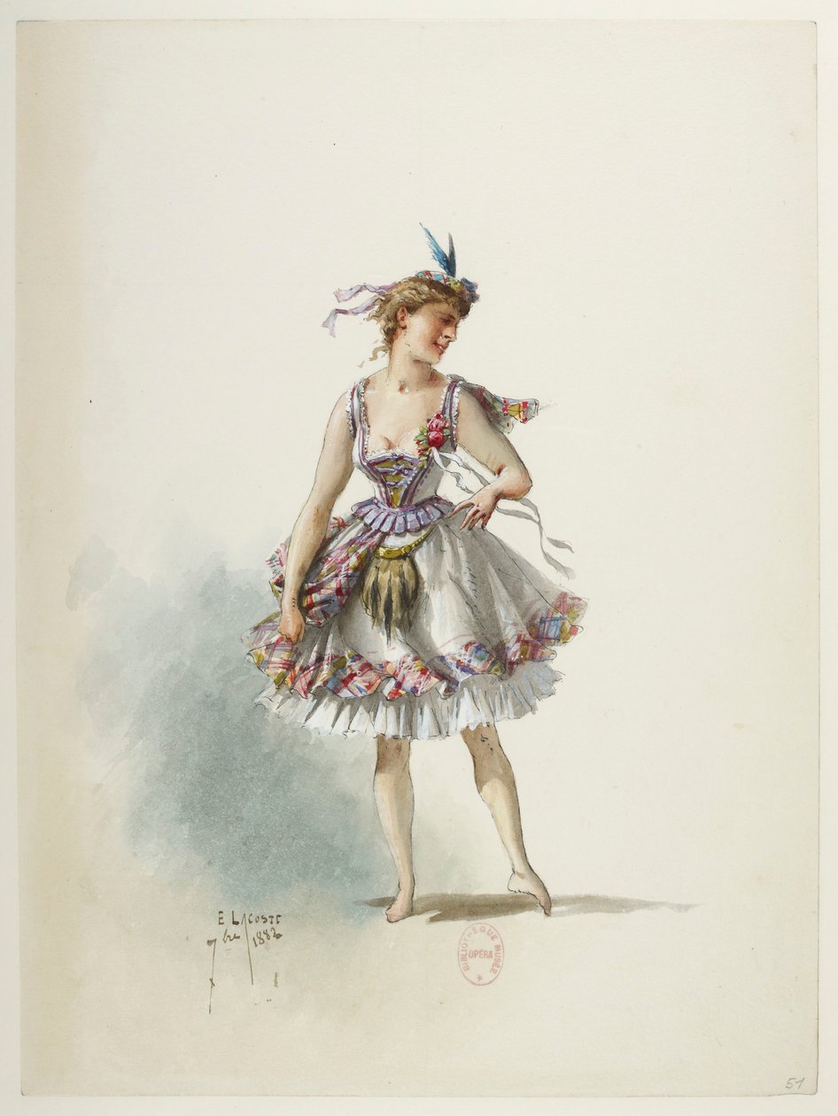 Saint-Saëns - Henry VIII - Costume Designs - Lacoste - 51. Costume by Eugene Lacoste