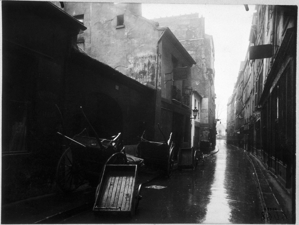 La Rue de Bievre (photography) by Eugène Atget