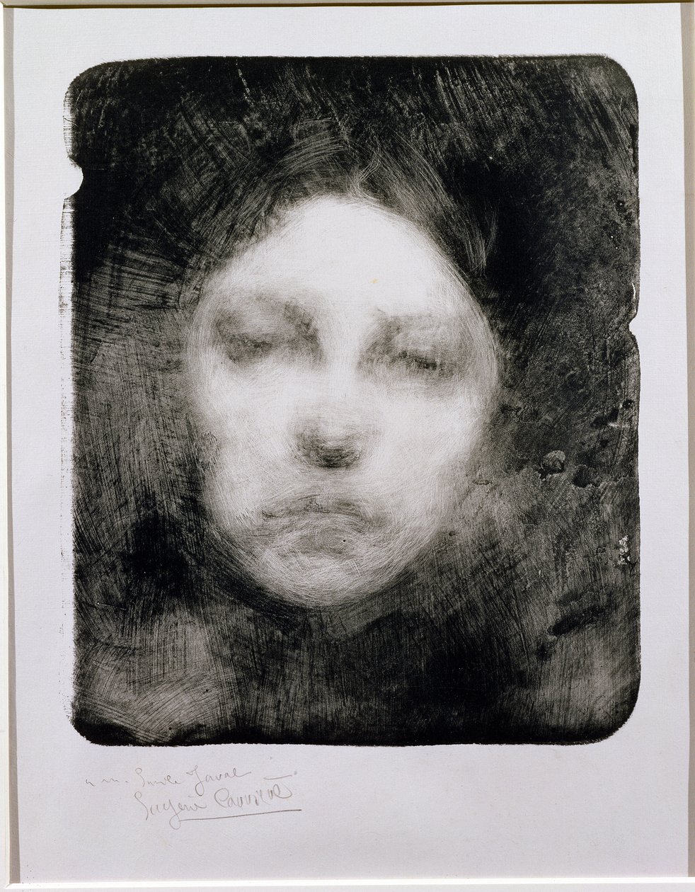 Head of a Young Girl by Eugène Carrière