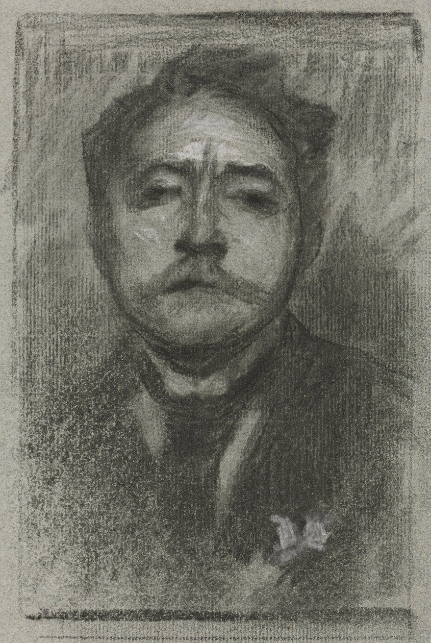 Portrait of Jean Ajalbert by Eugène Carrière