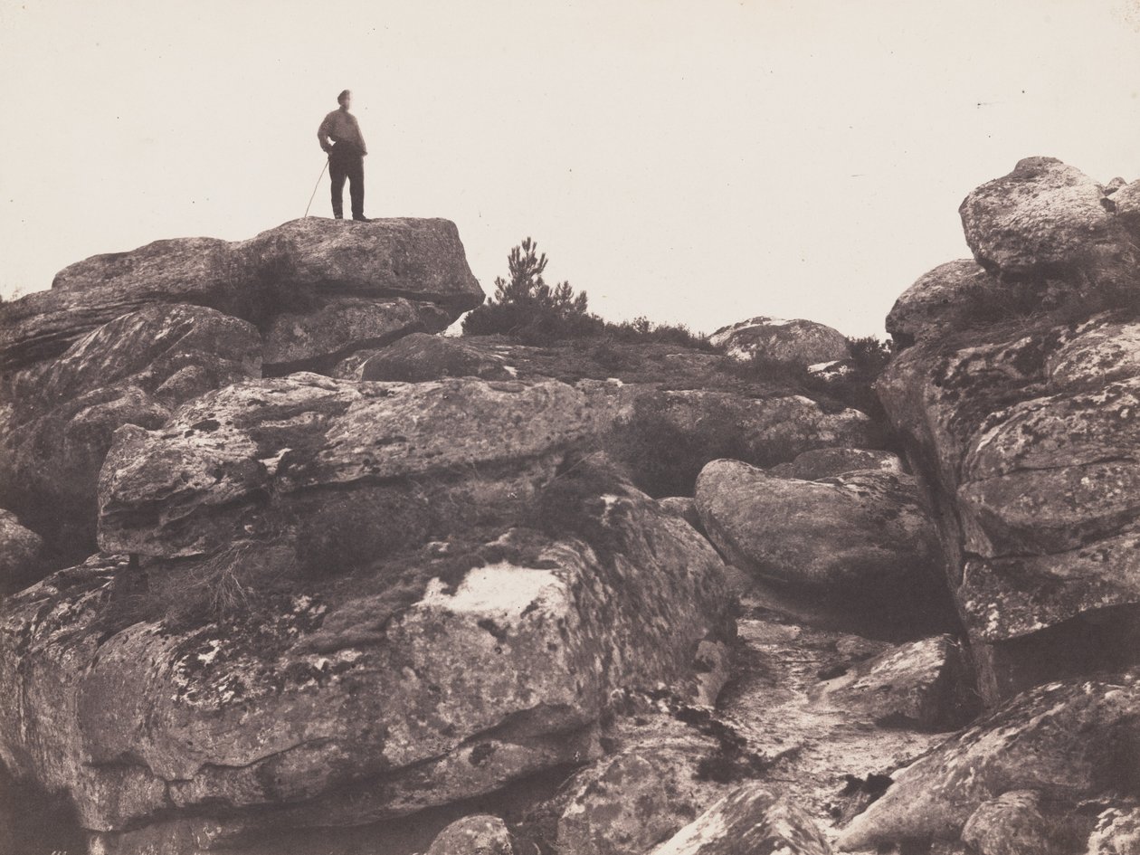 Gorges de Franchard - Fontainebleau Forest, 1863 by Eugène Cuvelier