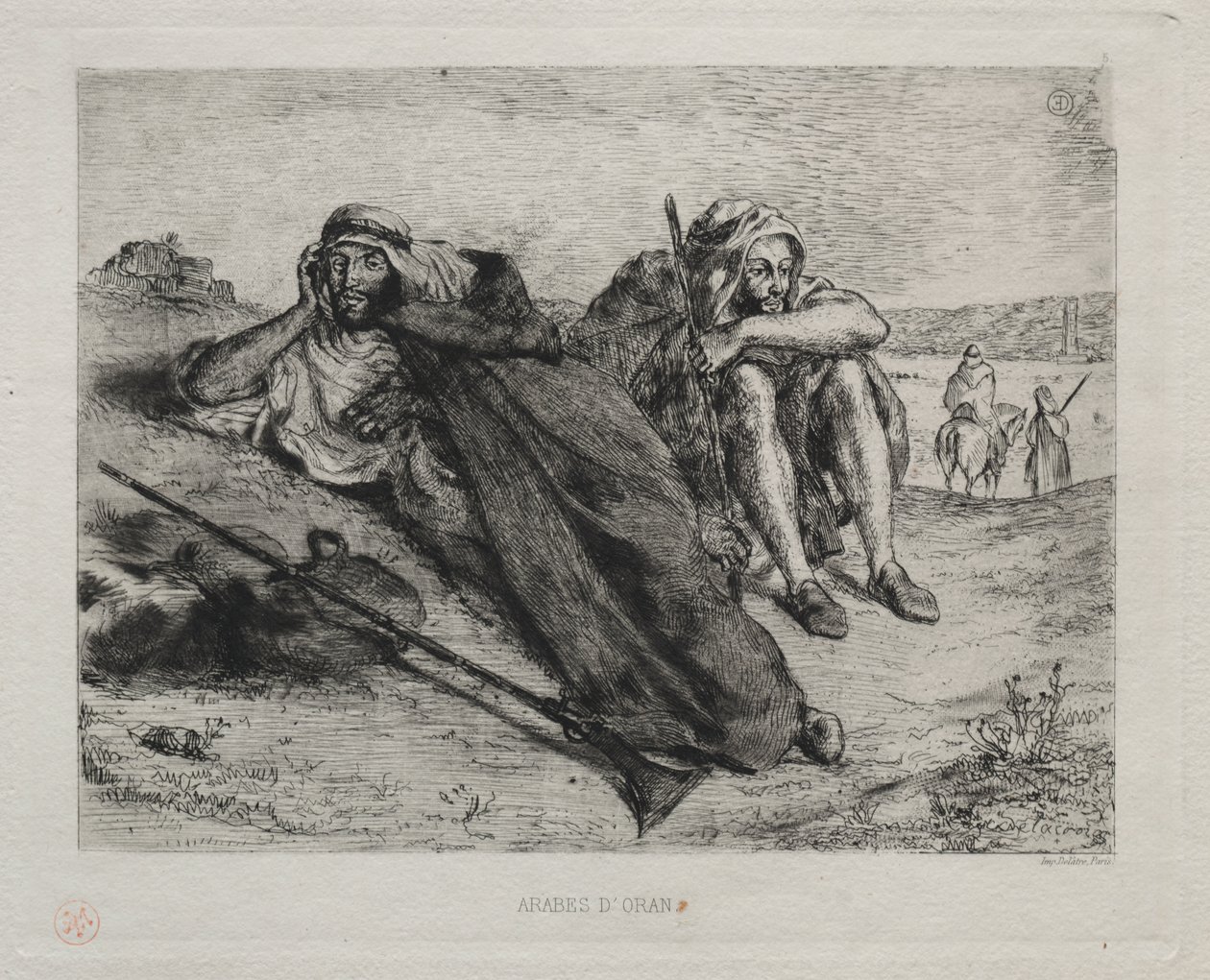 Arabs of Oran by Eugène Delacroix