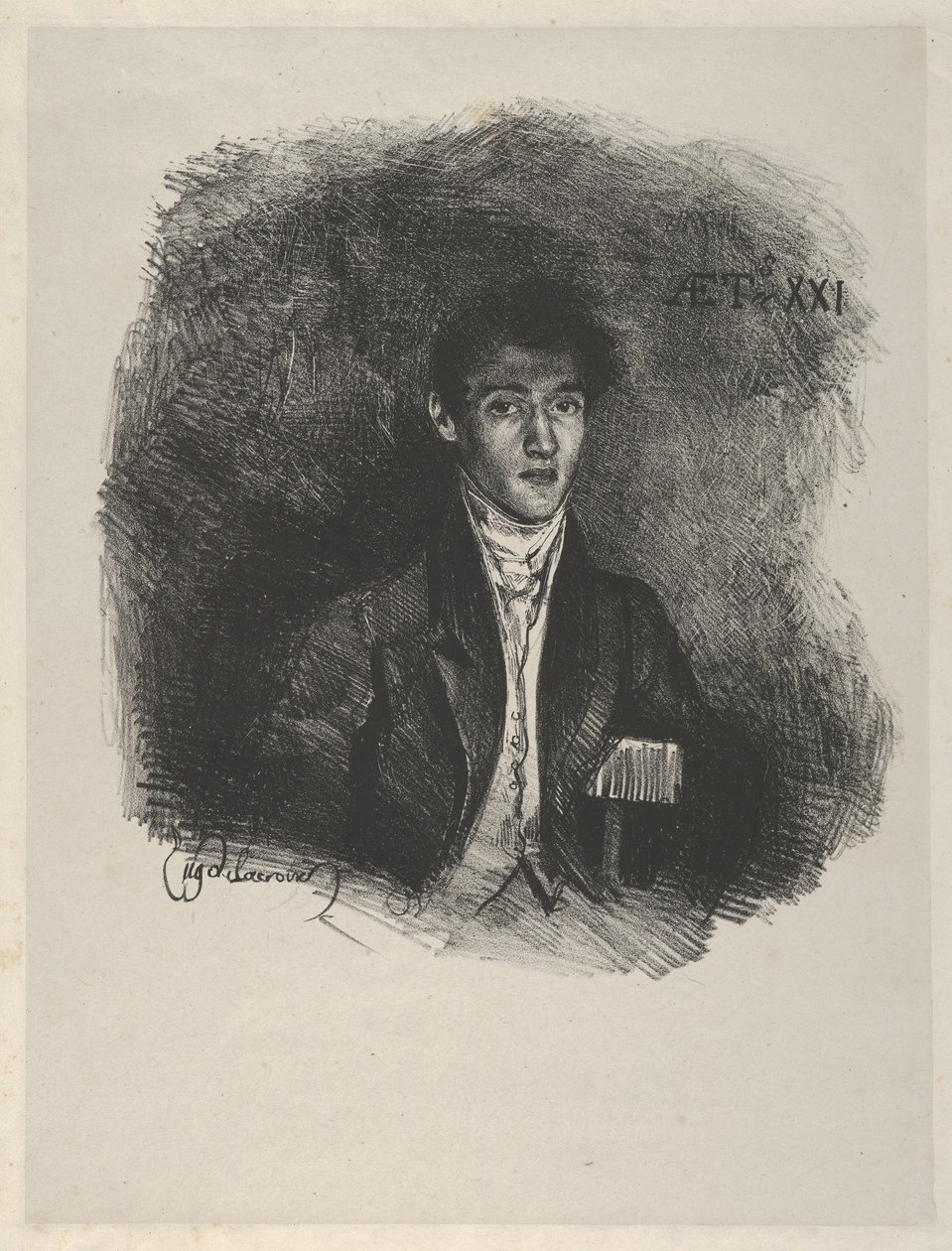 Baron Schwiter Louis Auguste Schwiter by Eugène Delacroix