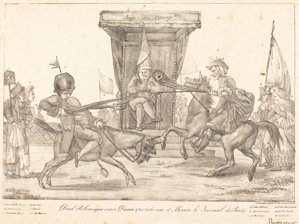 Polemical Duel by Eugène Delacroix