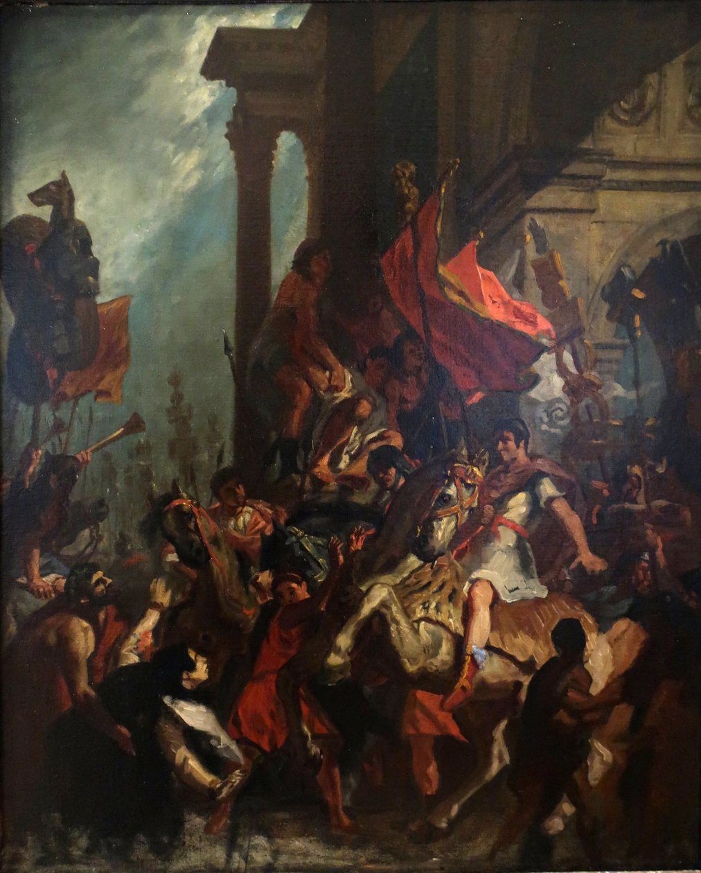 The Justice of Trajan by Eugène Delacroix
