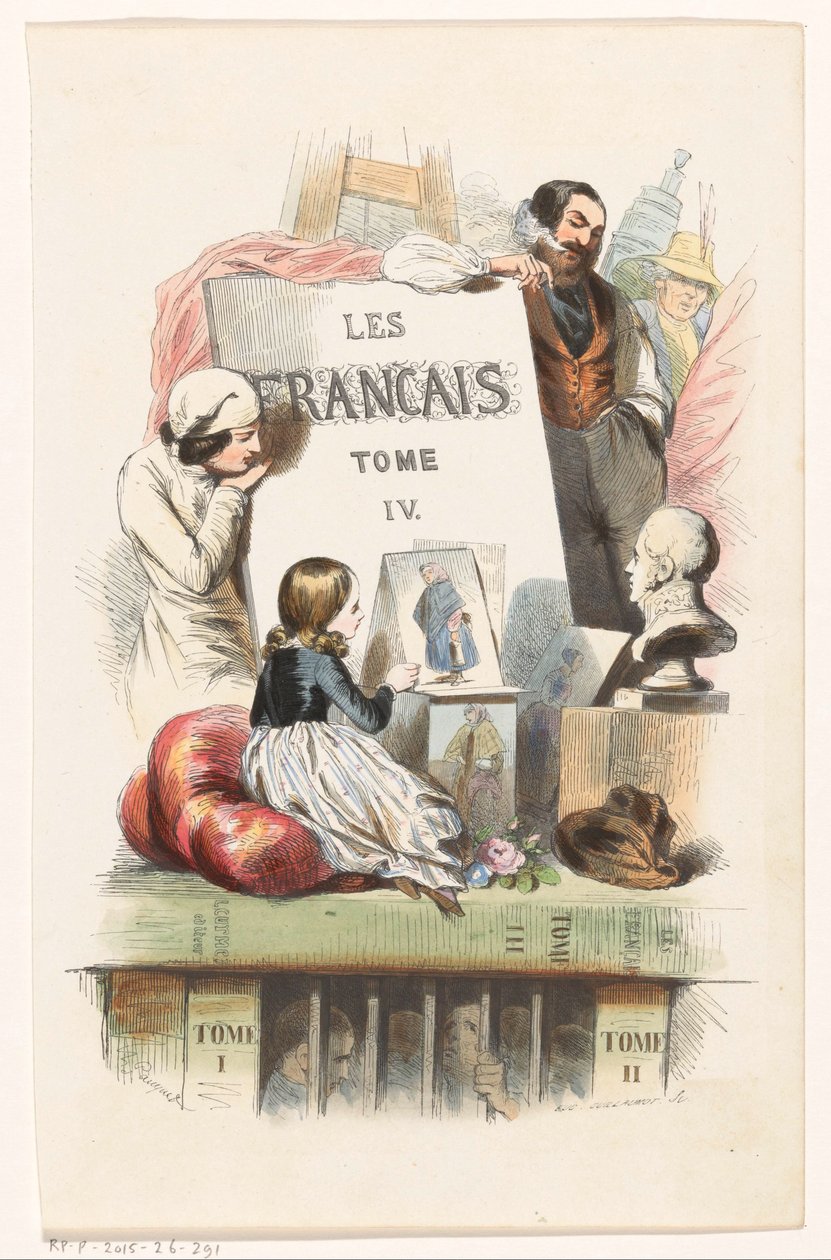 People Looking at Art by Eugène Guillaumot