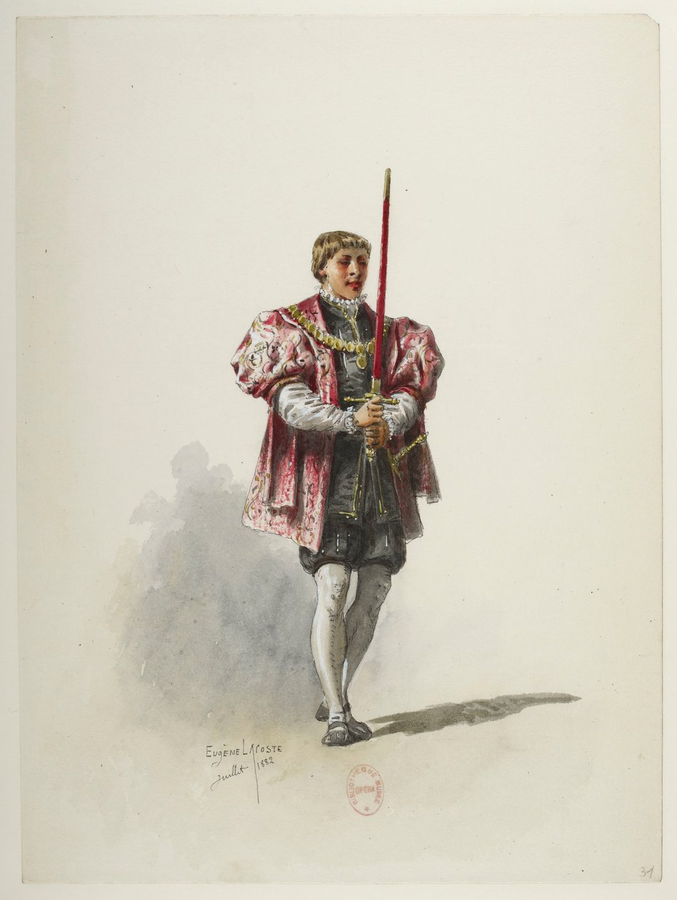 Costume by Eugene Lacoste