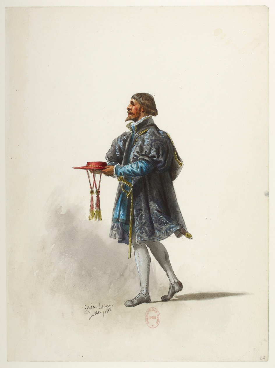 Saint-Saëns - Henry VIII - Costume Designs - Lacoste - Costume by Eugene Lacoste