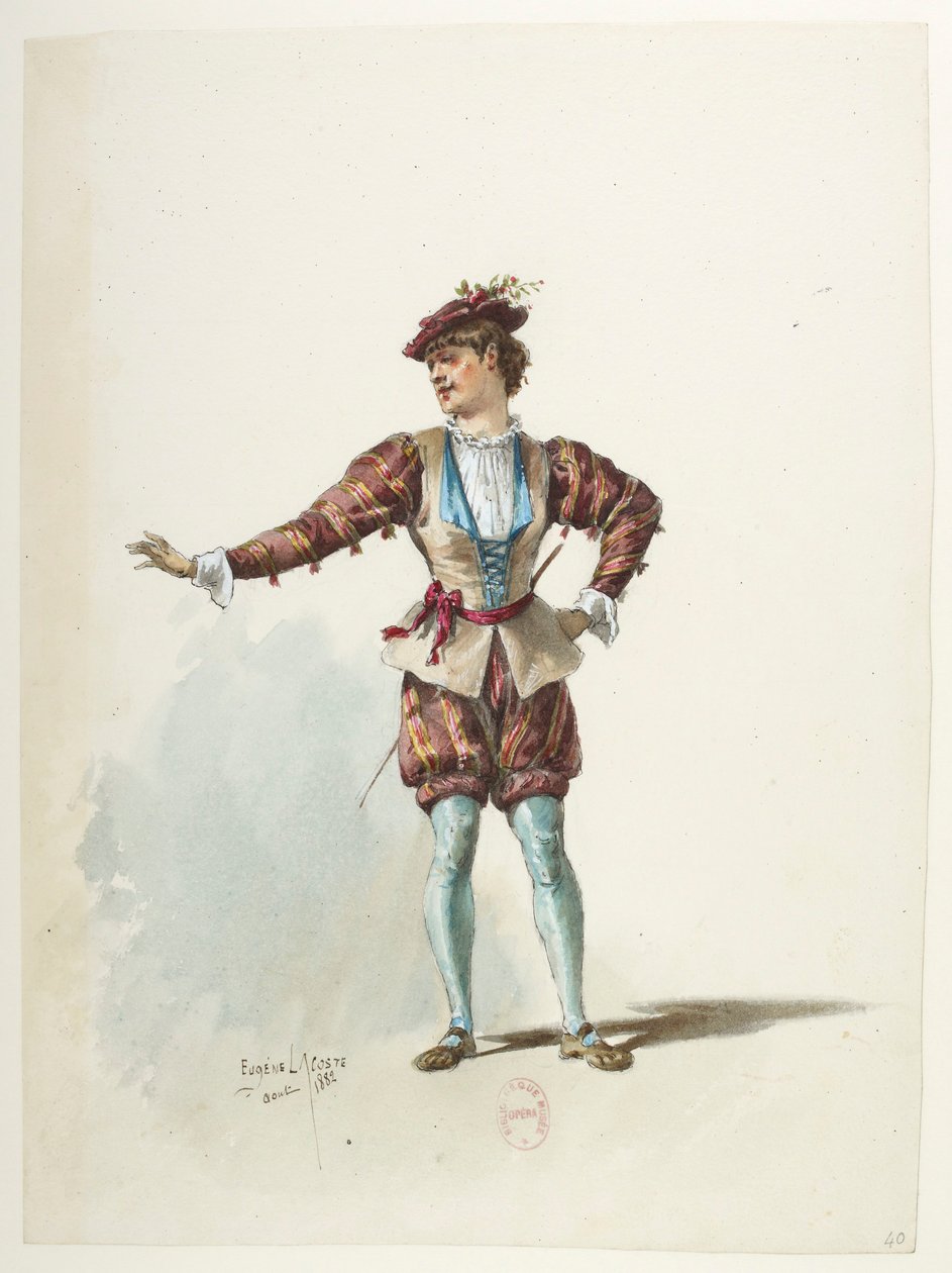 Costume by Eugene Lacoste