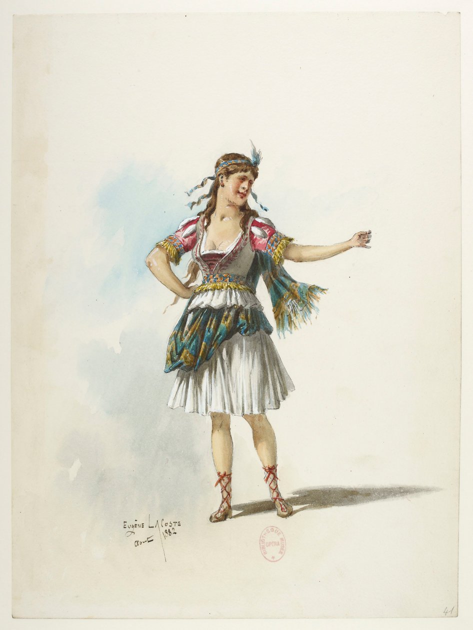 Costume by Eugene Lacoste