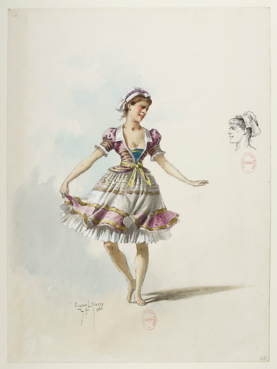 Costume and Headdress by Eugene Lacoste