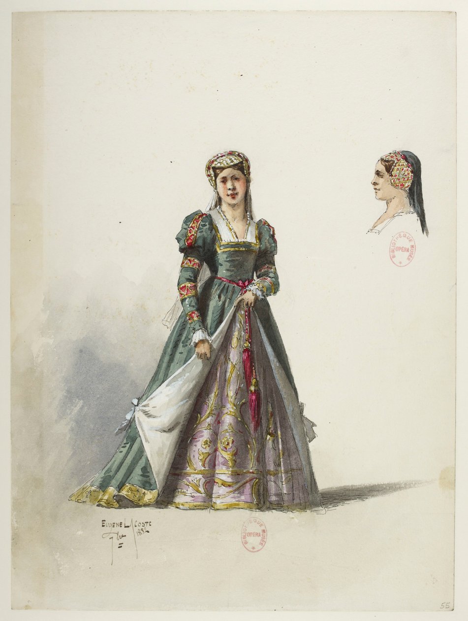Costume and Headdress by Eugene Lacoste