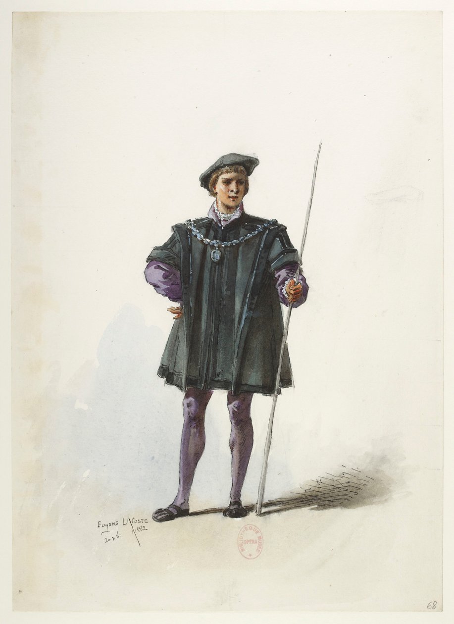 Costume by Eugene Lacoste