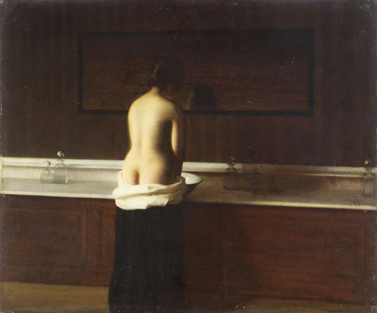 Young Woman at Her Toilet, 1898 by Eugène Lomont