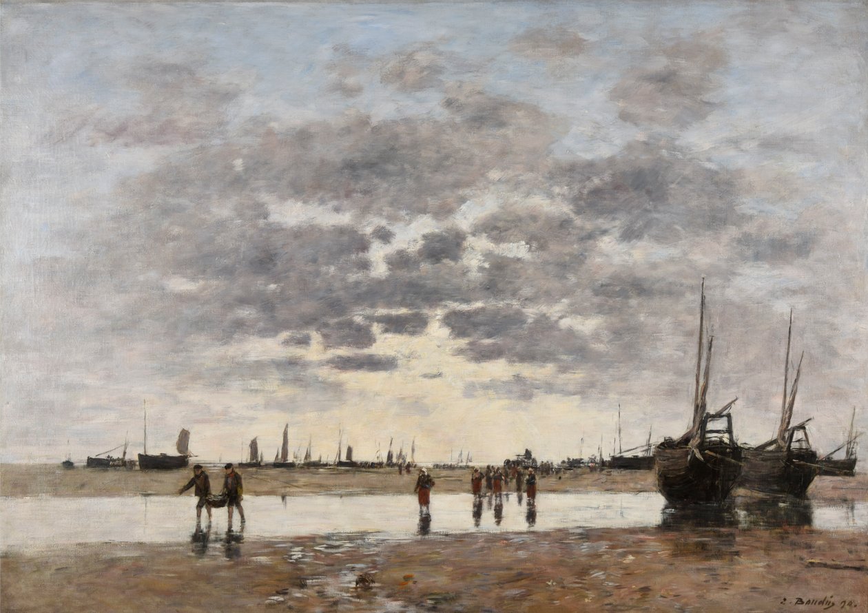 Berck: The Return of the Boats by Eugene Louis Boudin