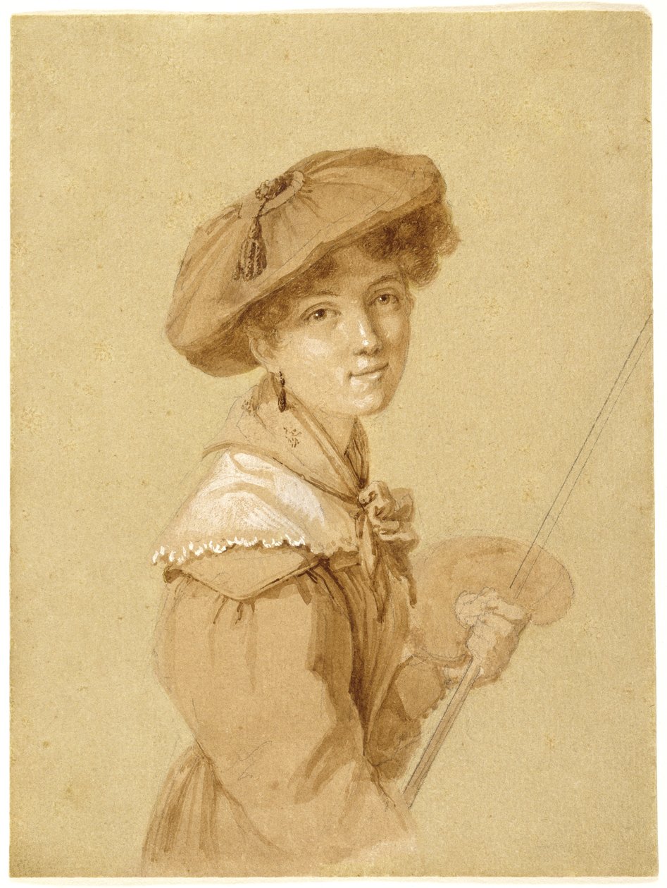Self Portrait, 1820-29 by Eugénie Tripier Lefranc