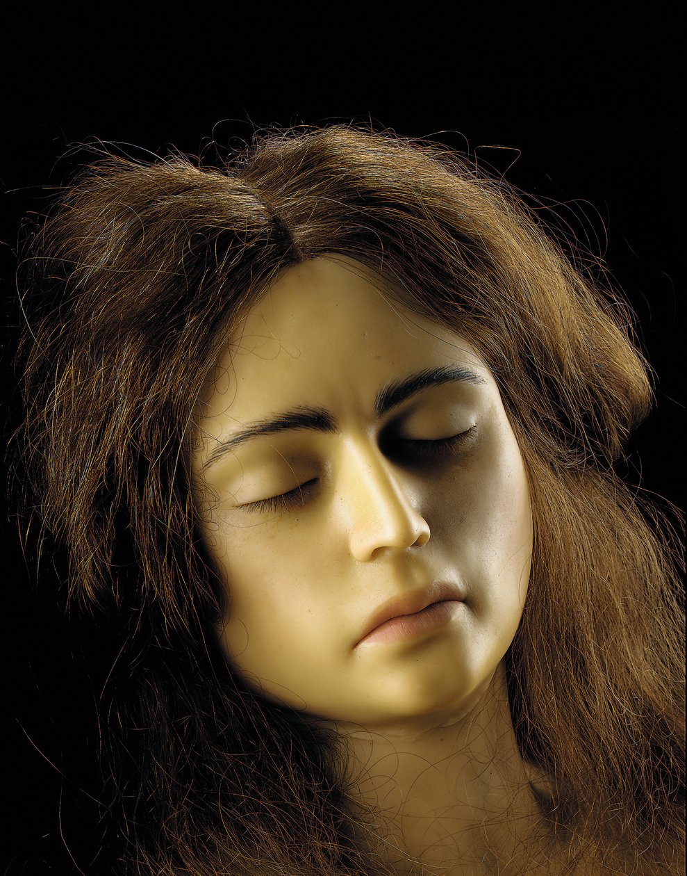Anatomical model of an ovarian pregnancy (detail) by European School