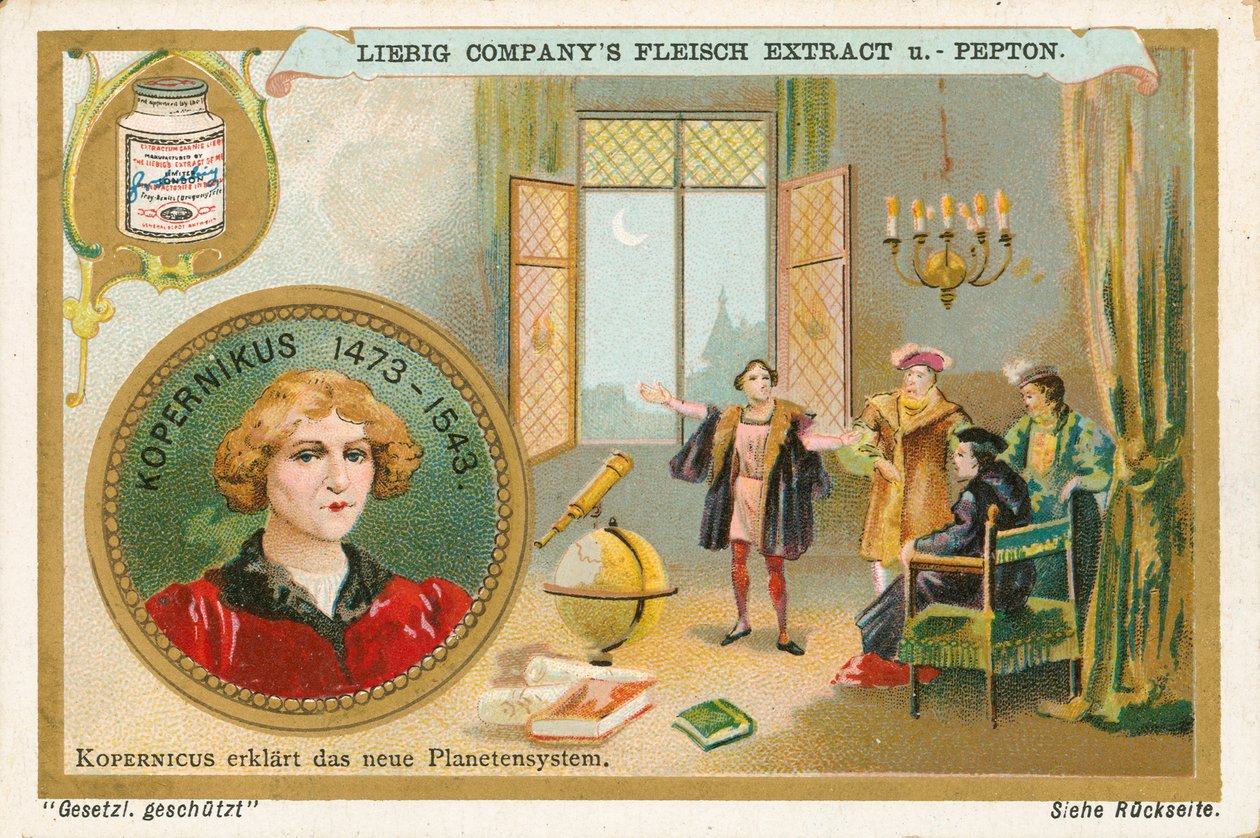 Copernicus, Liebig Card, Early 20th Century by European School