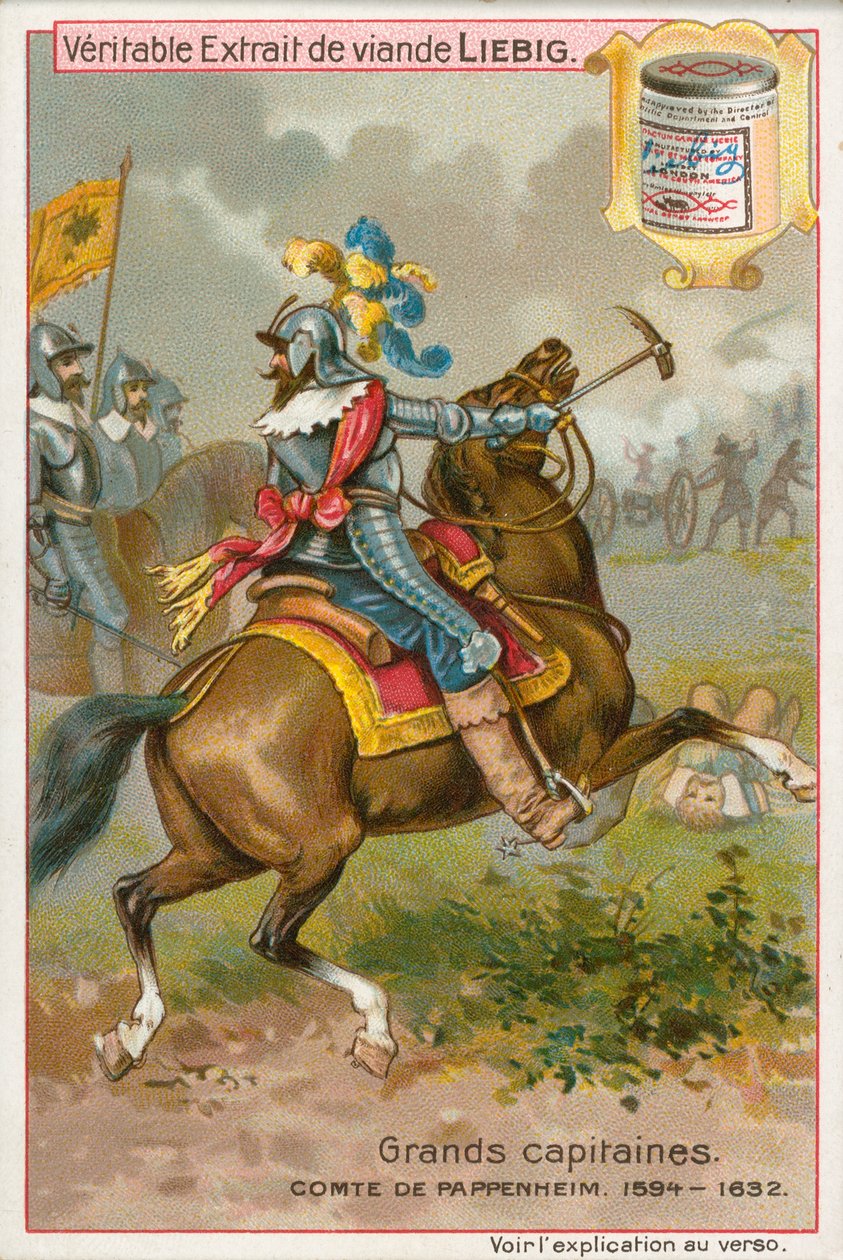 Count of Pappenheim, Liebig Card, Early 20th Century by European School