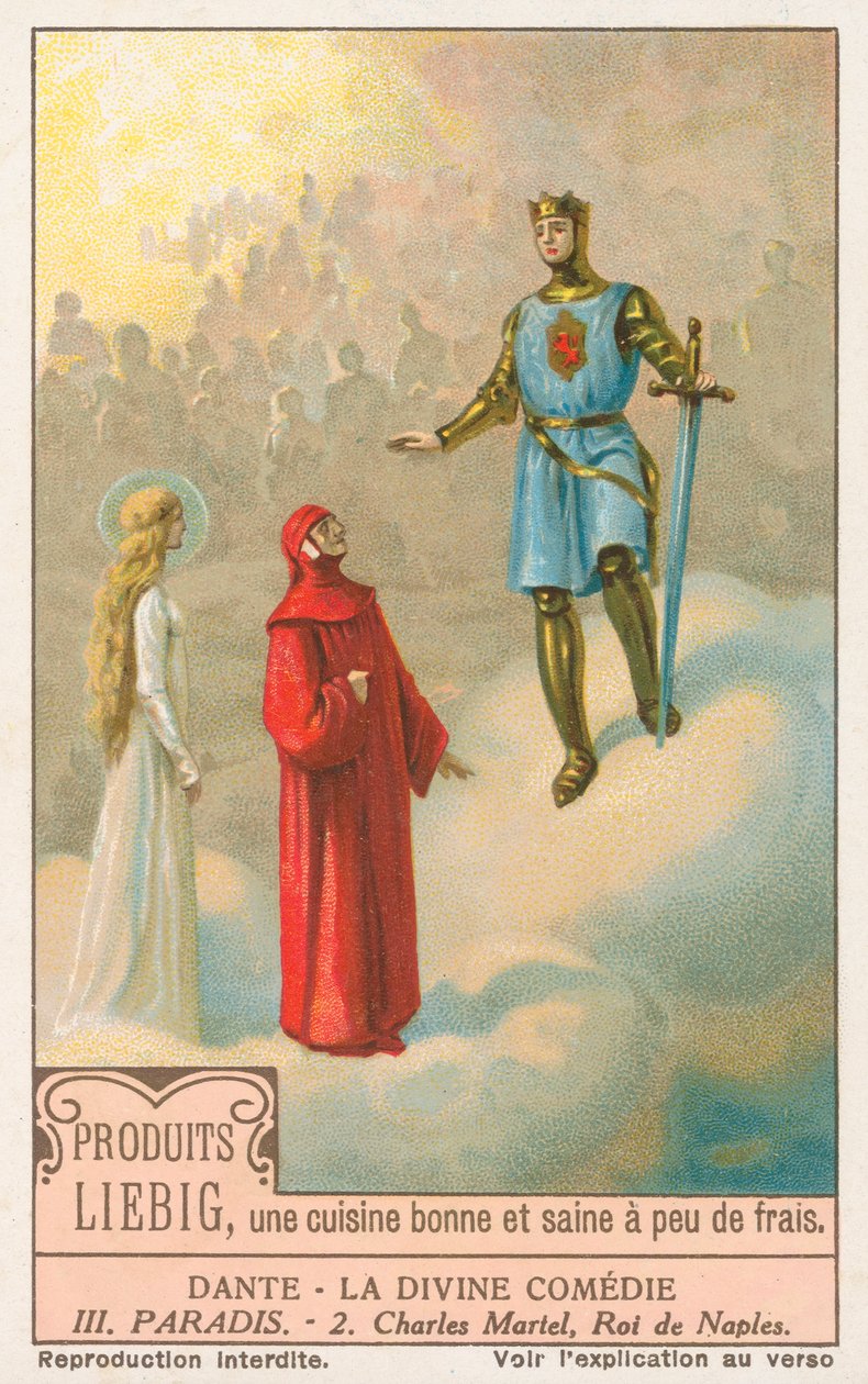 Dante, The Divine Comedy, Liebig Card, Early 20th Century by European School