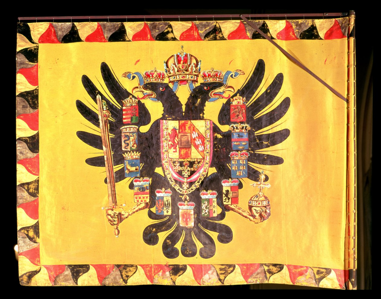 Flag of the Imperial Habsburg Dynasty, c.1700 by European School