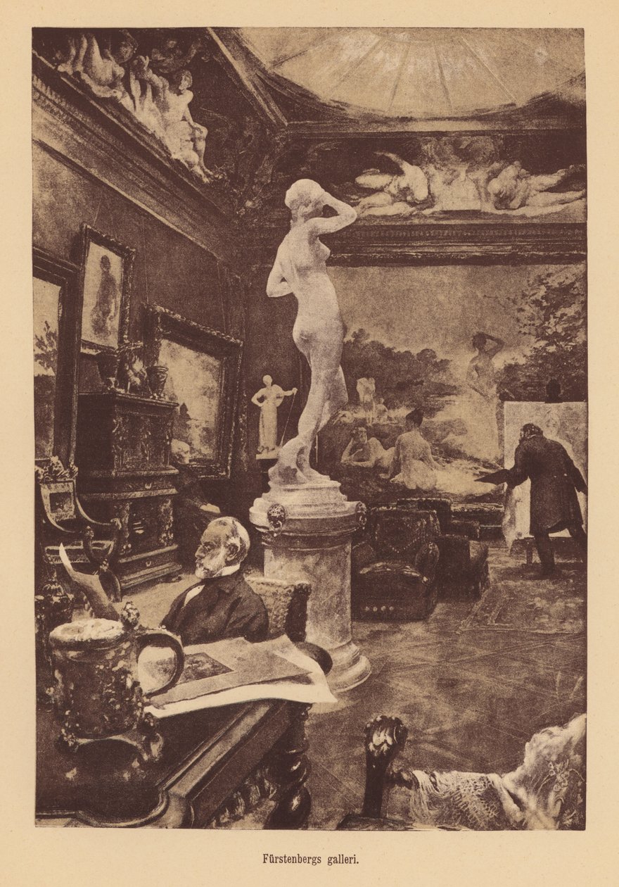 Gallery of Swedish Art Collector Pontus Furstenberg by European School