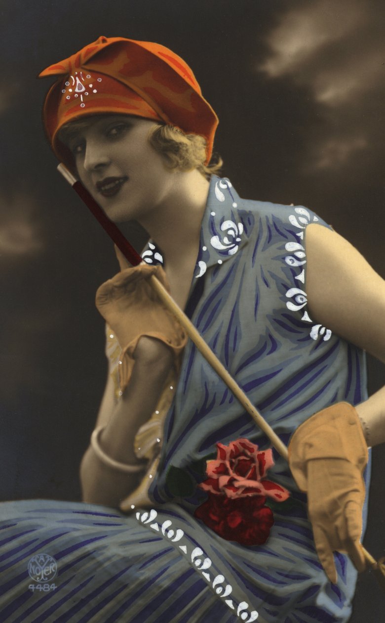 Girl Holding a Cane by European School