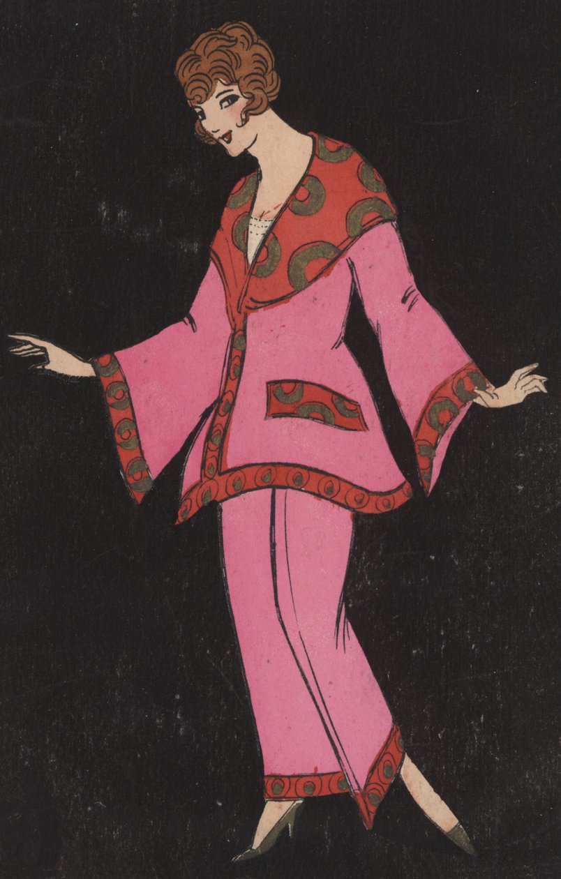 Girl in a Trouser Suit by European School