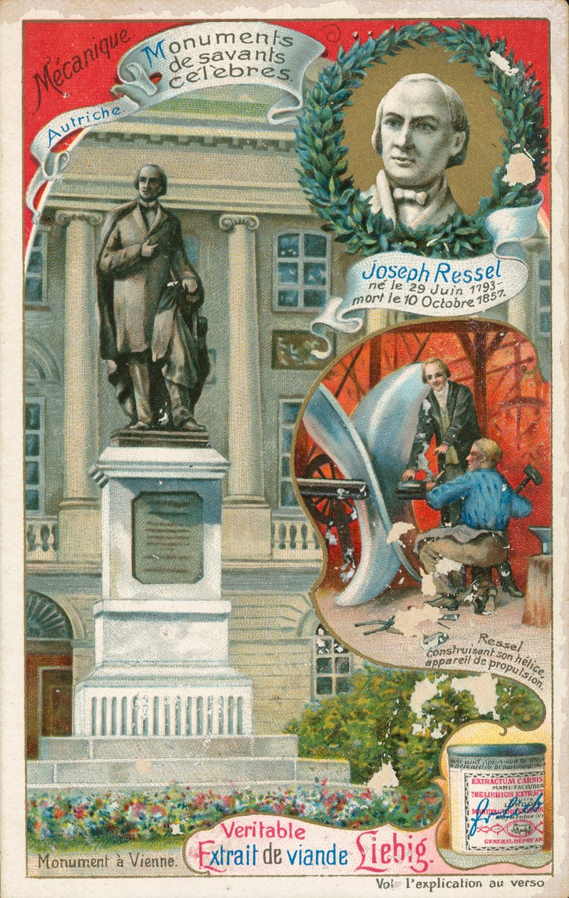 Joseph Ressel, Liebig Card, Early 20th Century by European School