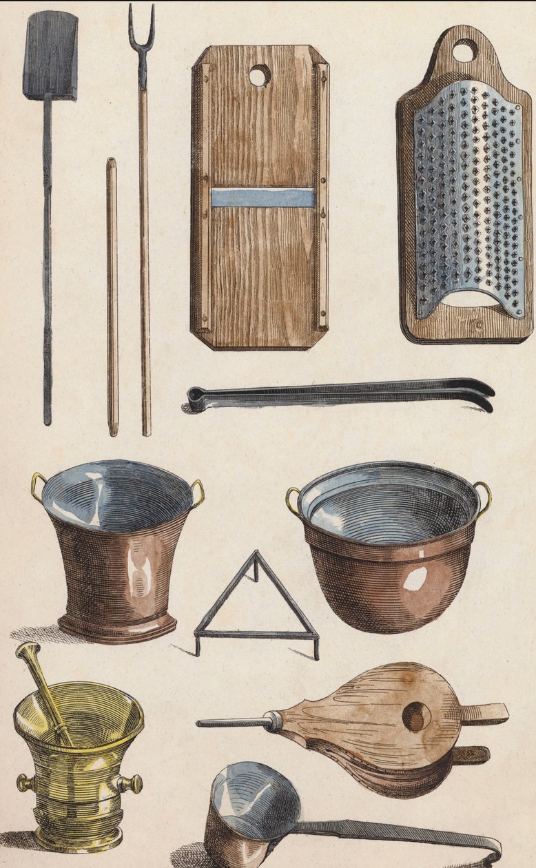 Kitchen Utensils by European School