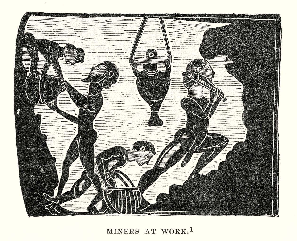 Miners at Work by European School