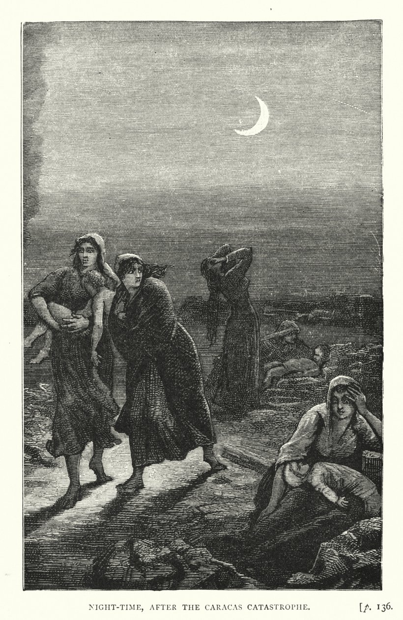 Night-time, After the Caracas Catastrophe by European School