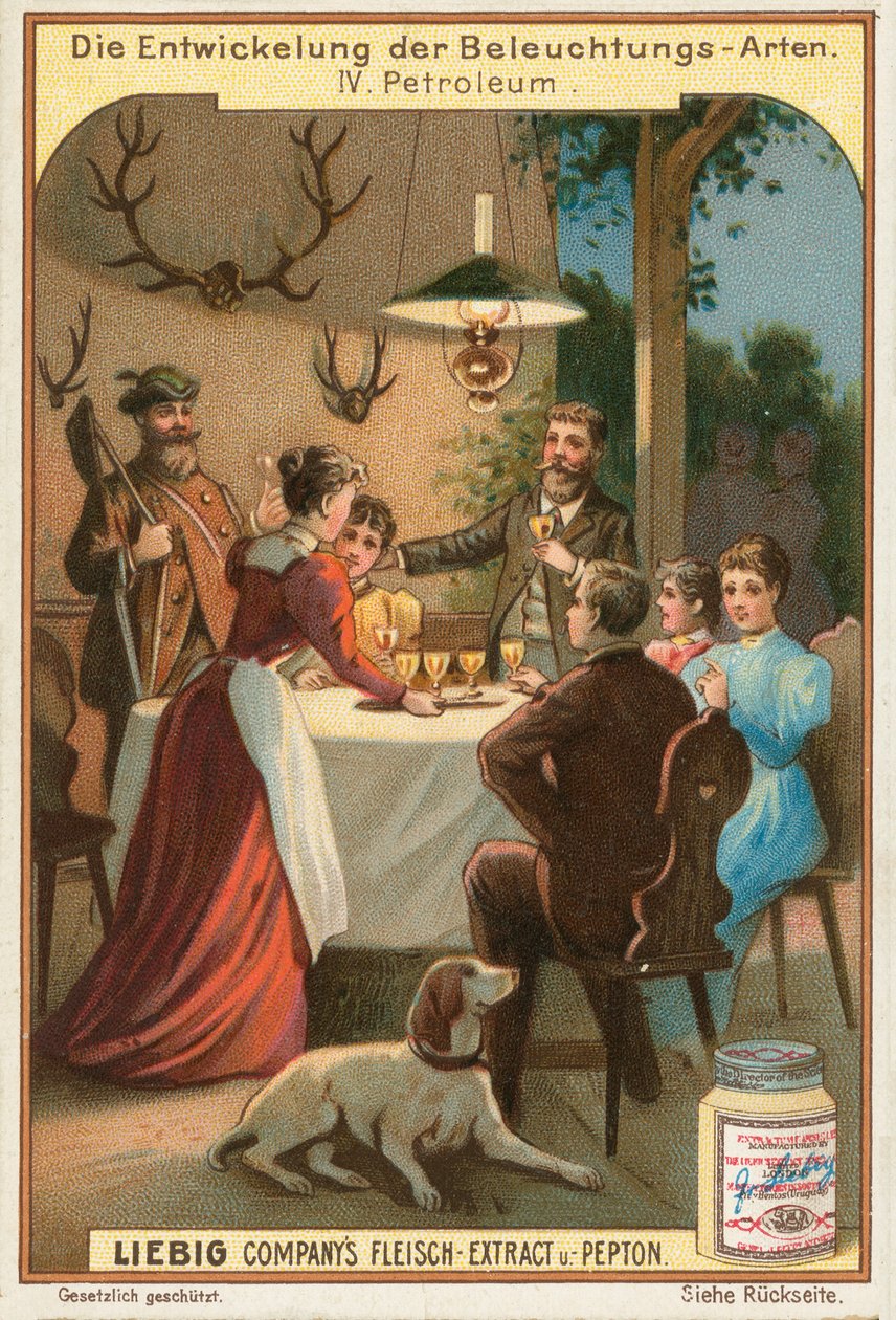 Oil Lamp by European School