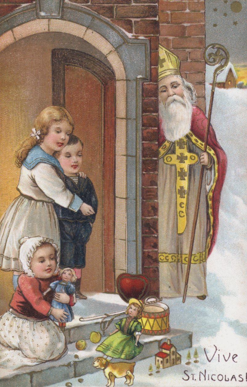 St Nicholas Day Card by European School