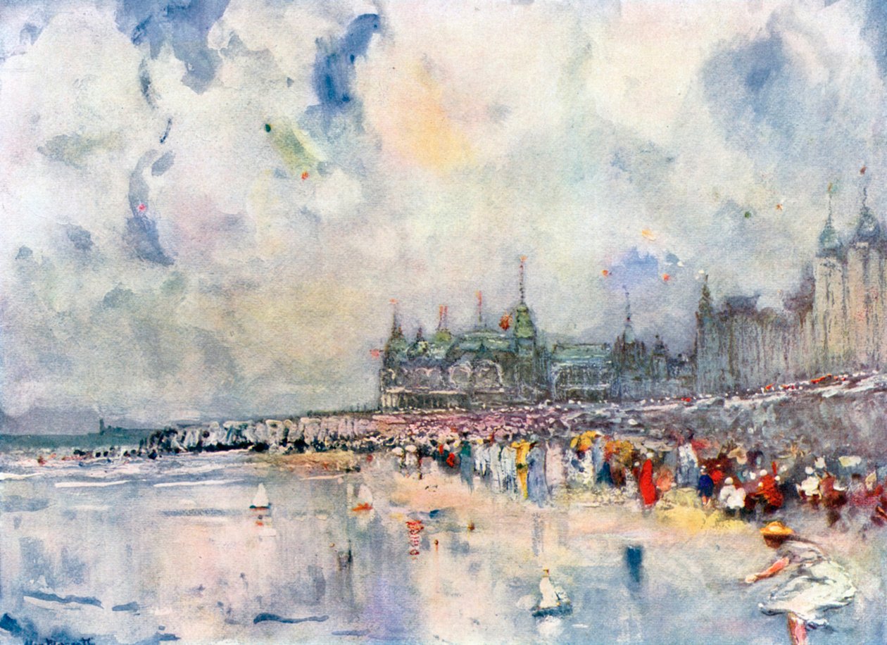 The Kursaal and the Digue, Ostend by European School