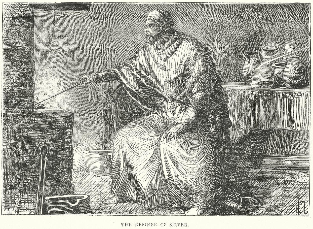 The Refiner of Silver by European School