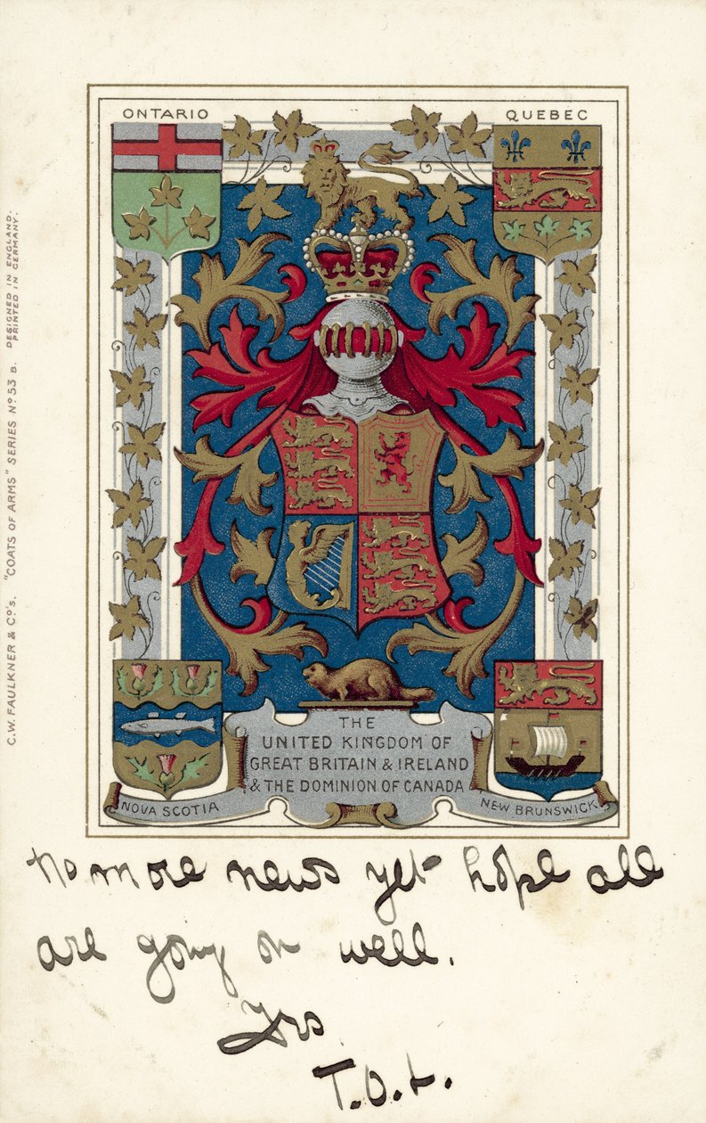 The United Kingdom of Great Britain and Ireland, and The Dominion of Canada by European School