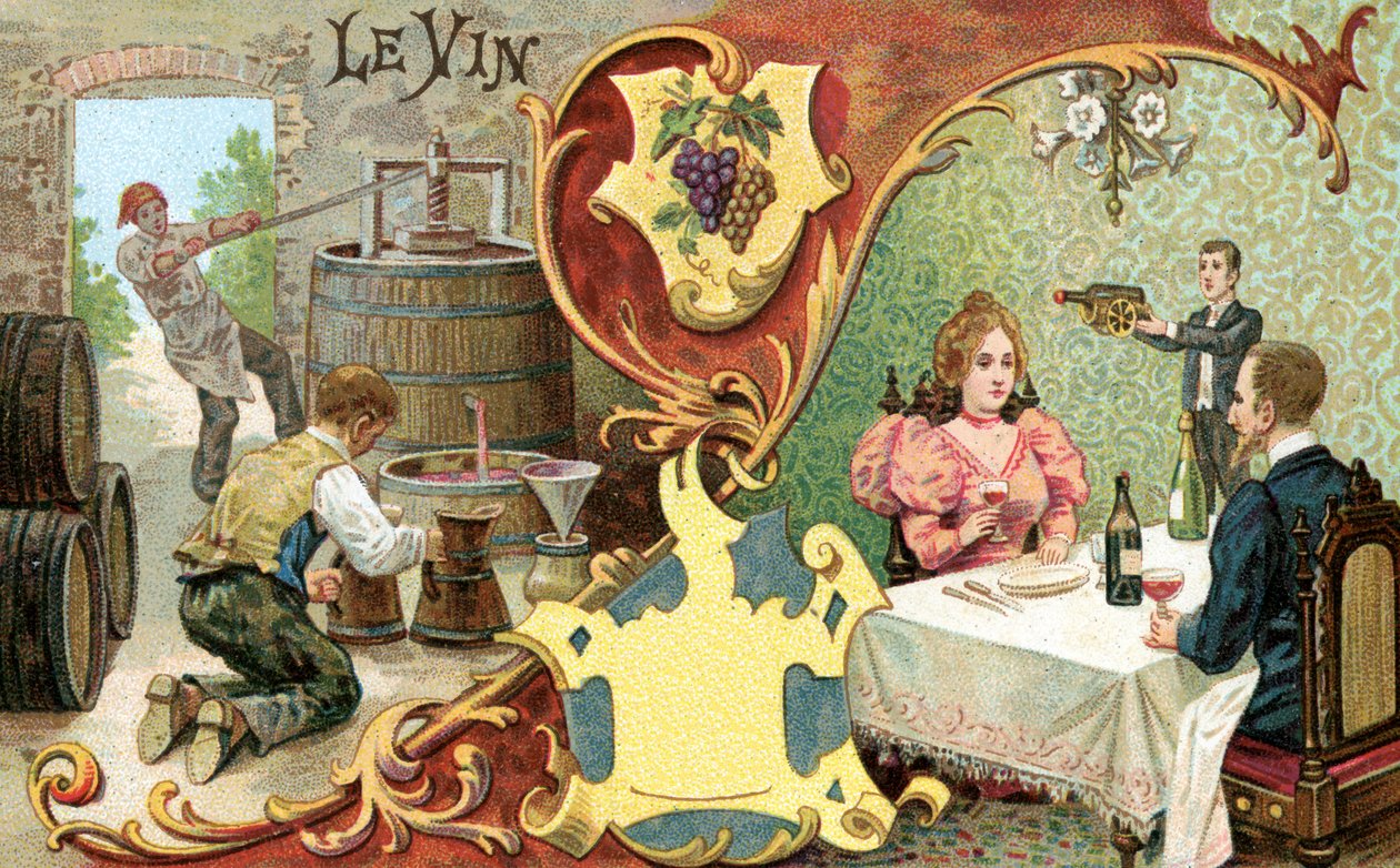 Wine, 1899 by European School