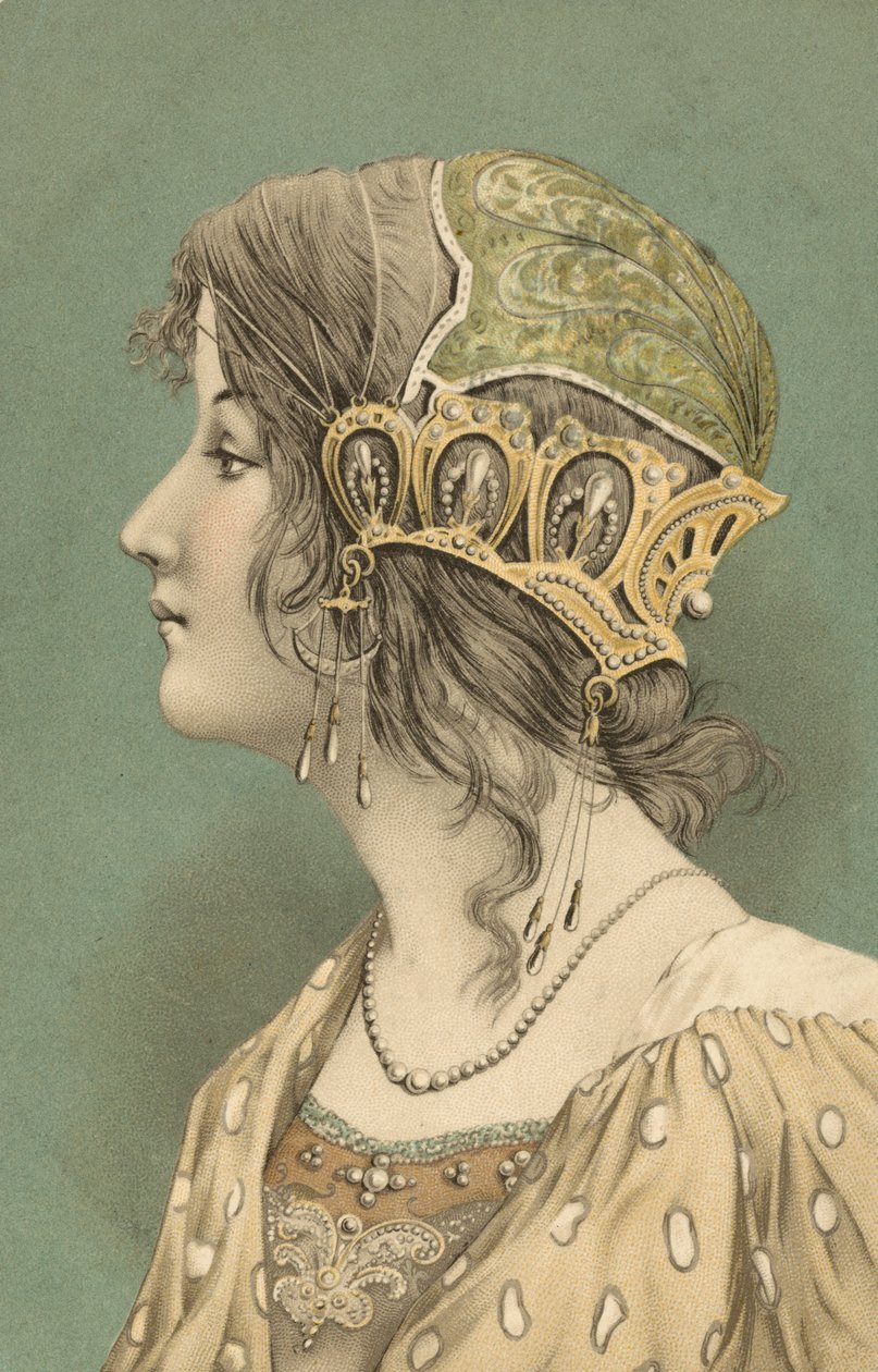 Woman in a Bonnet by European School