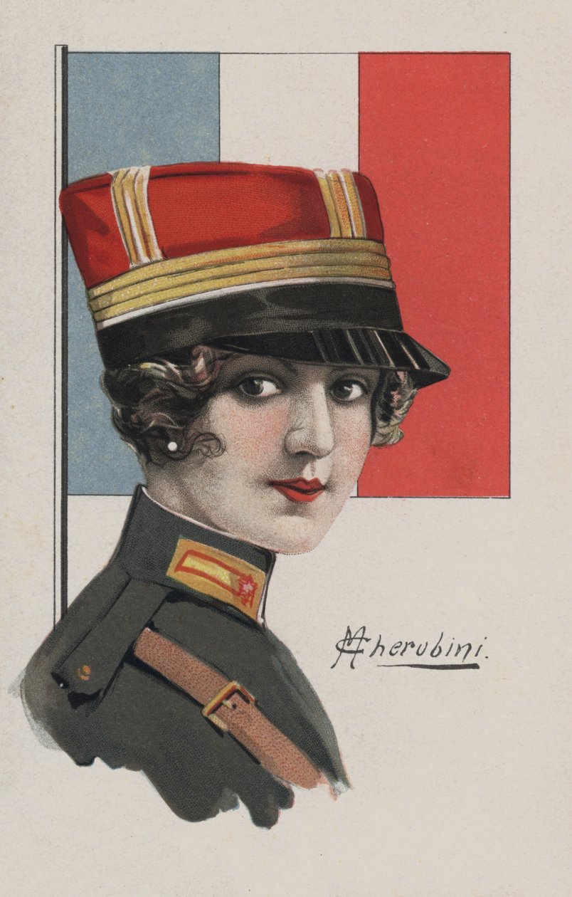 Woman in Uniform, France by European School