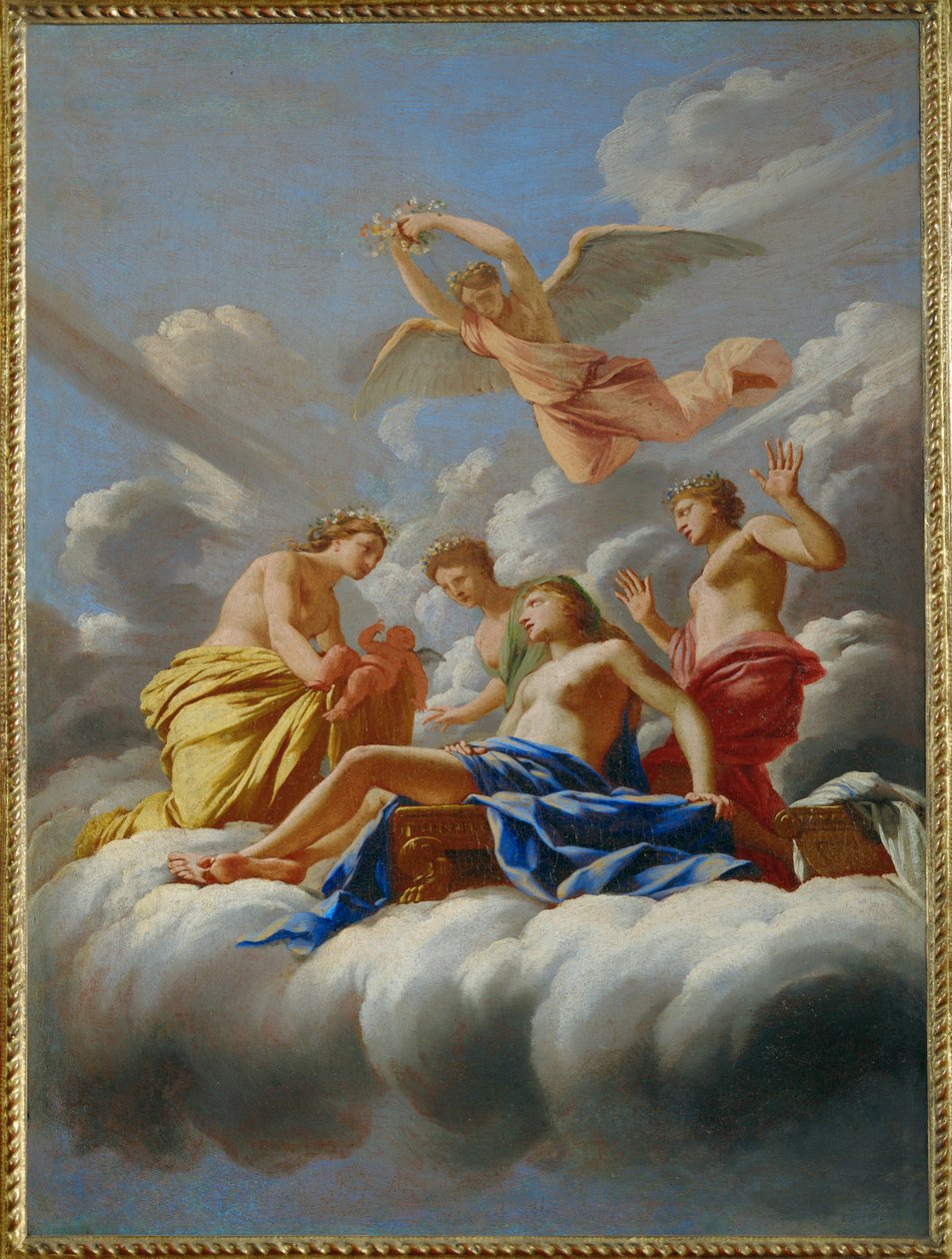 The birth of Love by Eustache (studio of) Le Sueur