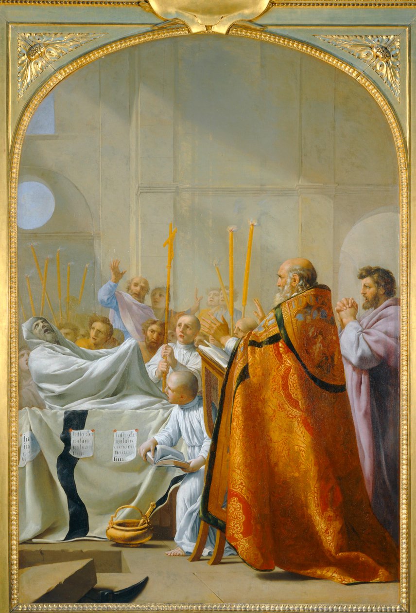 Raymond Diocrès Answering After His Death by Eustache (studio of) Le Sueur