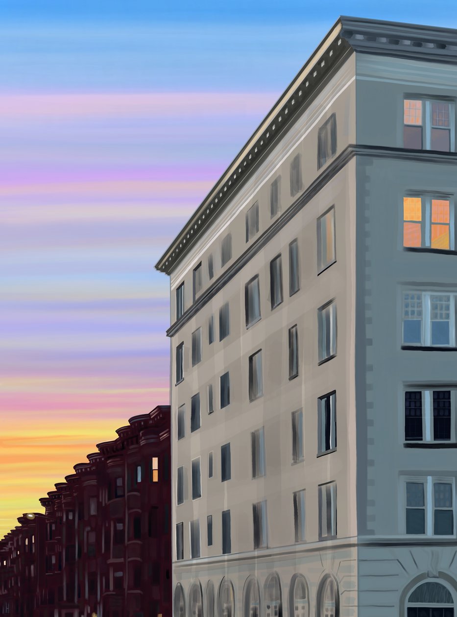Corner of Eigth Street and Prospect Park West by Evan Sklar
